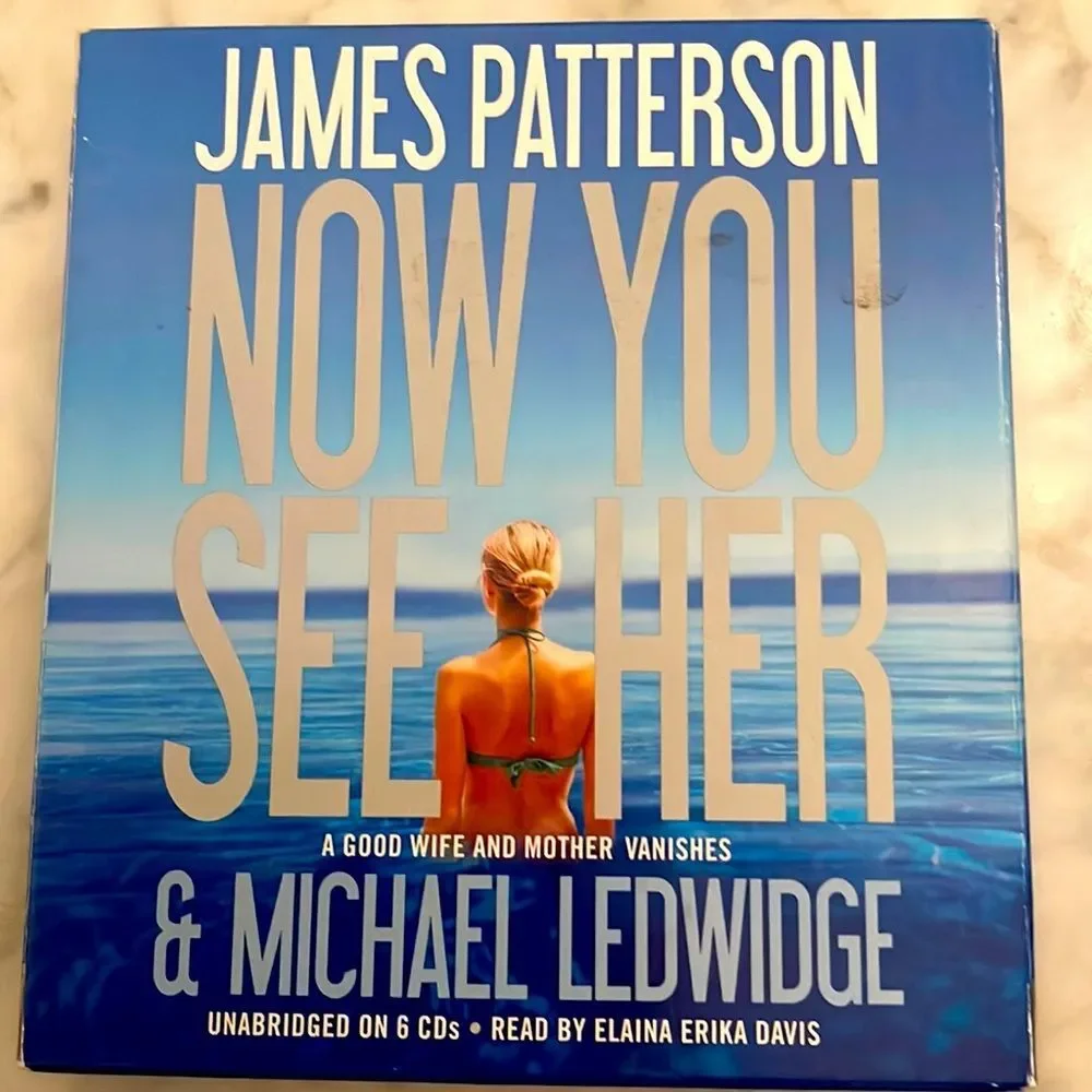 Audio CD “now you see her “ by James Patterson&michael Ledwidge